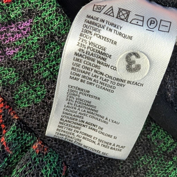 Maeve Anthropologie Meeva Black Floral Mesh Maxi Leggings Skirt- Small - Picture 6 of 11